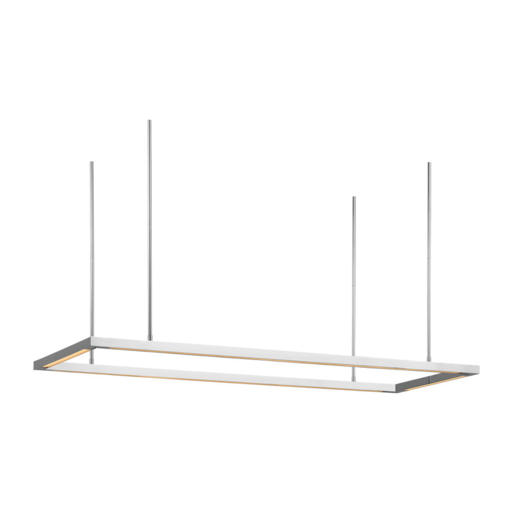Visual Comfort Stagger Halo 50 Uplight Linear Suspension