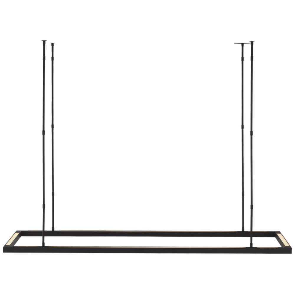 Visual Comfort Stagger Halo 50 Uplight Linear Suspension