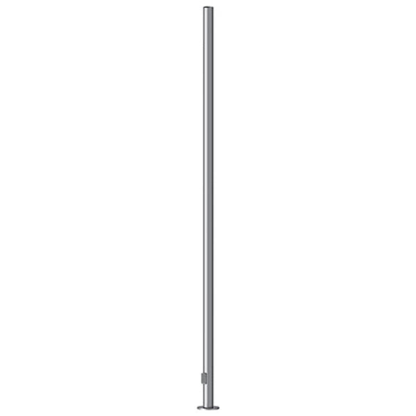 Pemco Lighting 10' to 30' Round Straight Smooth Steel Pole 