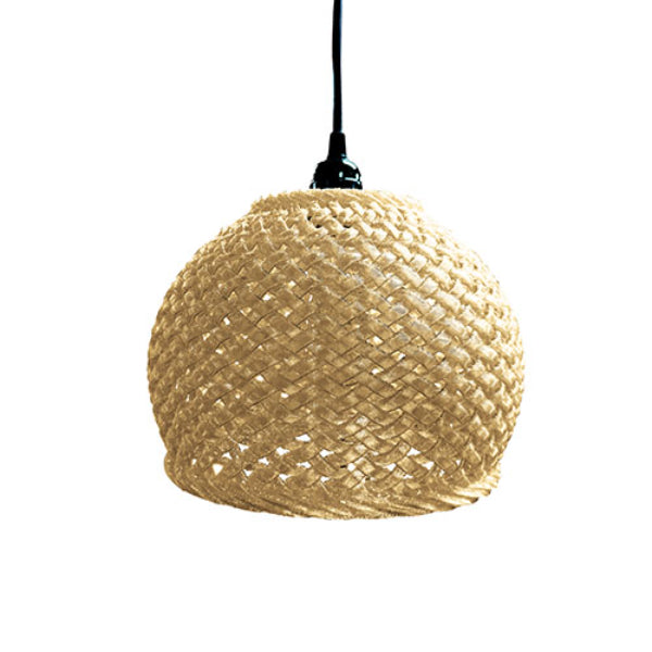 Pemco Lighting 2202 Designer 3D Printed LED Tulume Wicker Pendant 