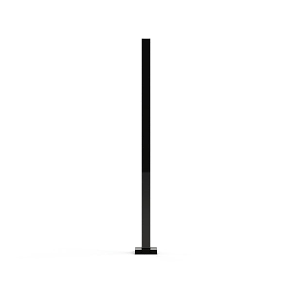 Pemco Lighting 8' to 35' Aluminum Square Straight Smooth Anchor Base 
