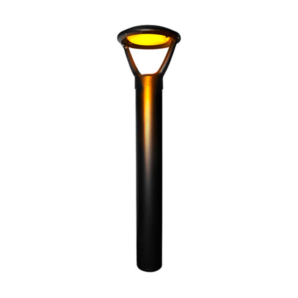 Pemco Lighting FWC Amber Enterprise Round Bollard Light 