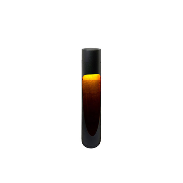 Pemco Lighting FWC Amber Low Profile Pathway Bollard Light 