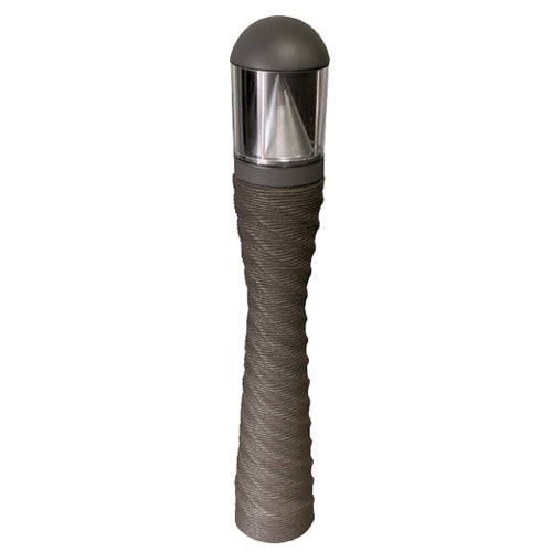 Pemco Lighting LumaCrete Q3D Concrete Printed 7" Bollard Light 1 Additional Image 1