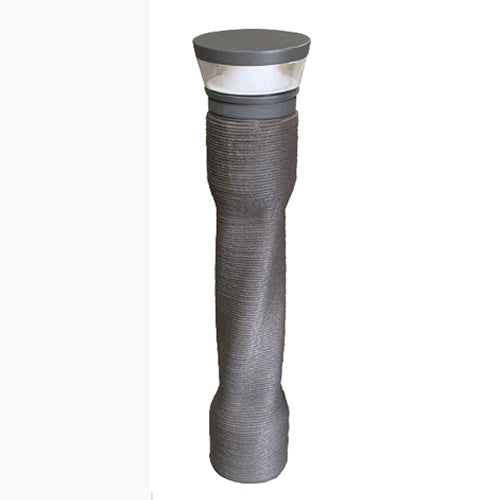 Pemco Lighting LumaCrete Q3D Concrete Printed 7" Bollard Light 2 Additional Image 2
