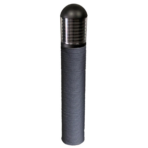 Pemco Lighting LumaCrete Q3D Concrete Printed 7" Bollard Light 
