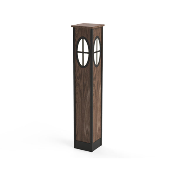 Pemco Lighting PMBUC8 Urban Composite Square Bollard Light 2 Additional Image 2