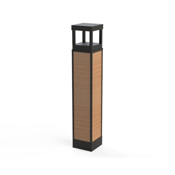 Pemco Lighting PMBUCSH Urban Composite Bollard With Fabricated Aluminum Radiant&trade; LED Head 1 Additional Image 1