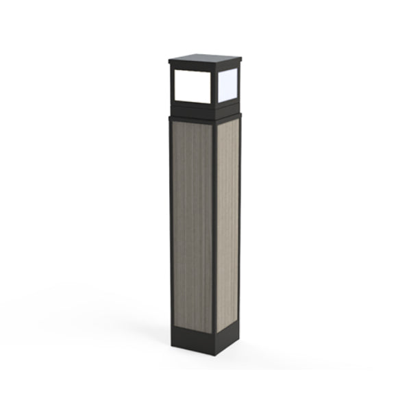 Pemco Lighting PMBUCSH Urban Composite Bollard With Fabricated Aluminum Radiant&trade; LED Head 2 Additional Image 2