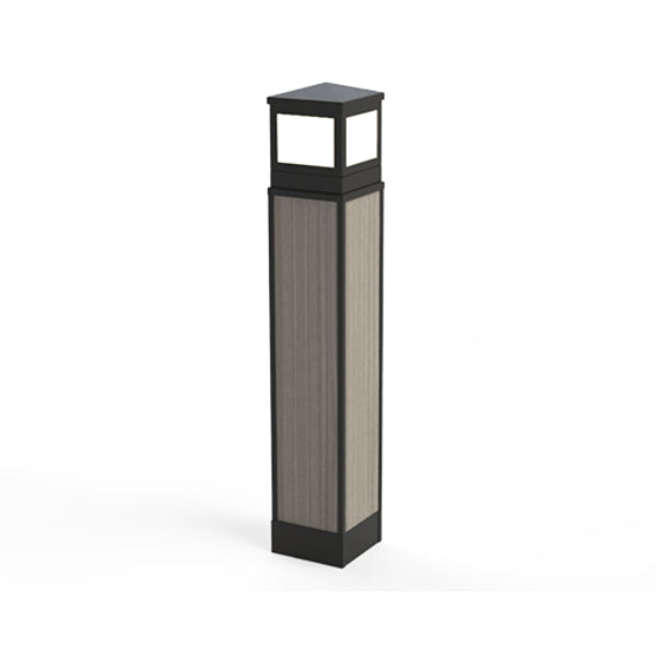 Pemco Lighting PMBUCSH Urban Composite Bollard With Fabricated Aluminum Radiant&trade; LED Head 3 Additional Image 3