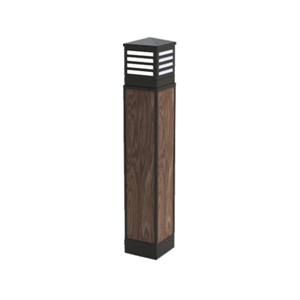 Pemco Lighting PMBUCSH Urban Composite Bollard With Fabricated Aluminum Radiant&trade; LED Head 4 Additional Image 4