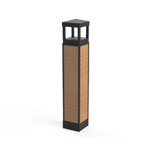 Pemco Lighting PMBUCSH Urban Composite Bollard With Fabricated Aluminum Radiant&trade; LED Head 