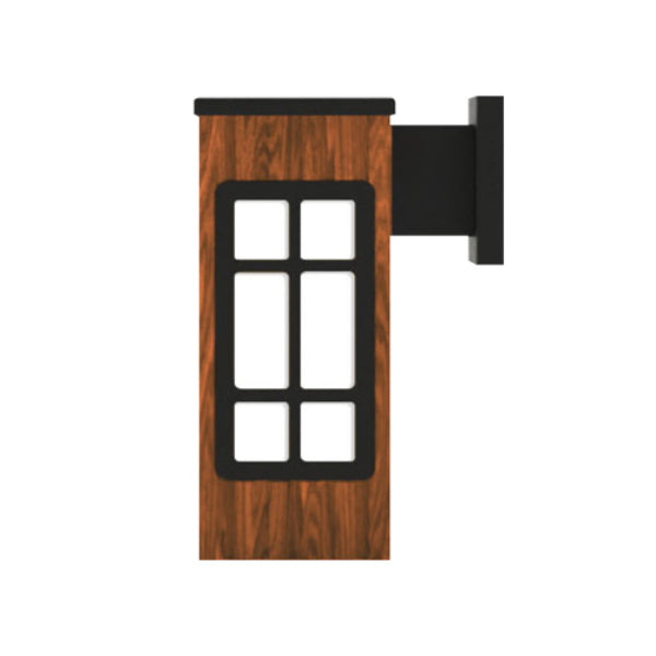 Pemco Lighting PMPYP Yellow Pine Square Pendant Mount 1 Additional Image 1
