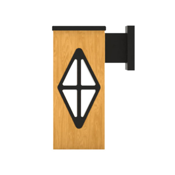 Pemco Lighting PMPYP Yellow Pine Square Pendant Mount 3 Additional Image 3