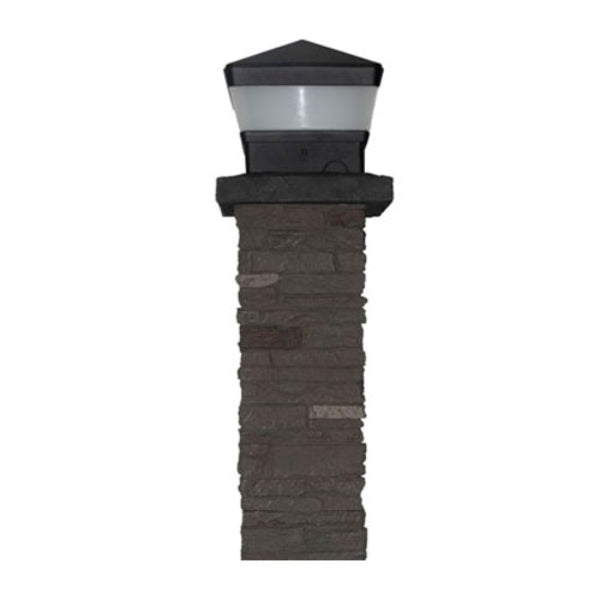Pemco Lighting Square Pyramid Pillar Top 