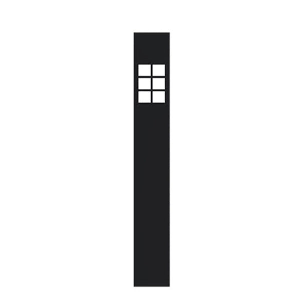 PMBSDE Square Deco Santa Fe Bollard Light 