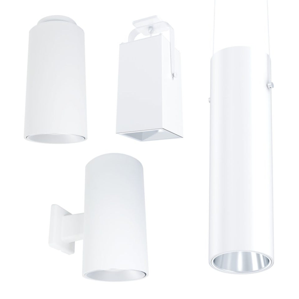 Portfolio Lighting 6" Cylinder LER6C/LESQ6C General Illumination Round and Square LED 