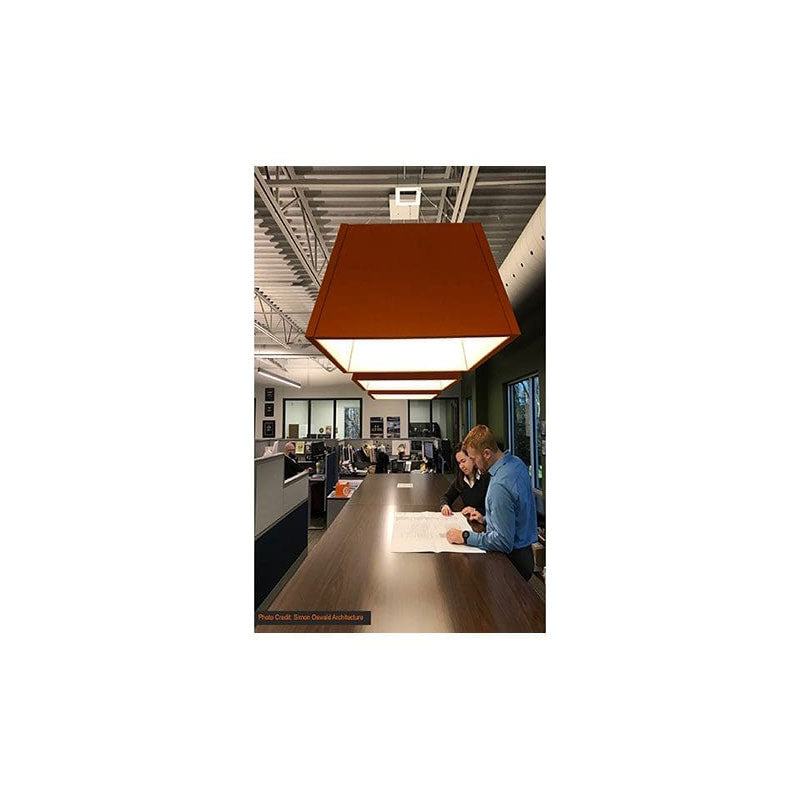 Shaper Lighting Shaper Sense Trapezoid - Acoustic Lighting Luminaire Acoustic Lighting