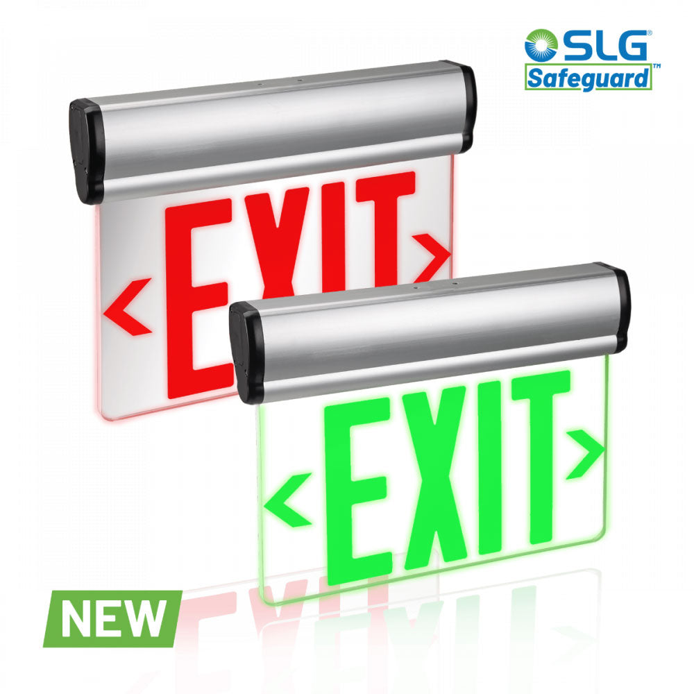 SLG Lighting LED Exit Sign - Edge Lit 