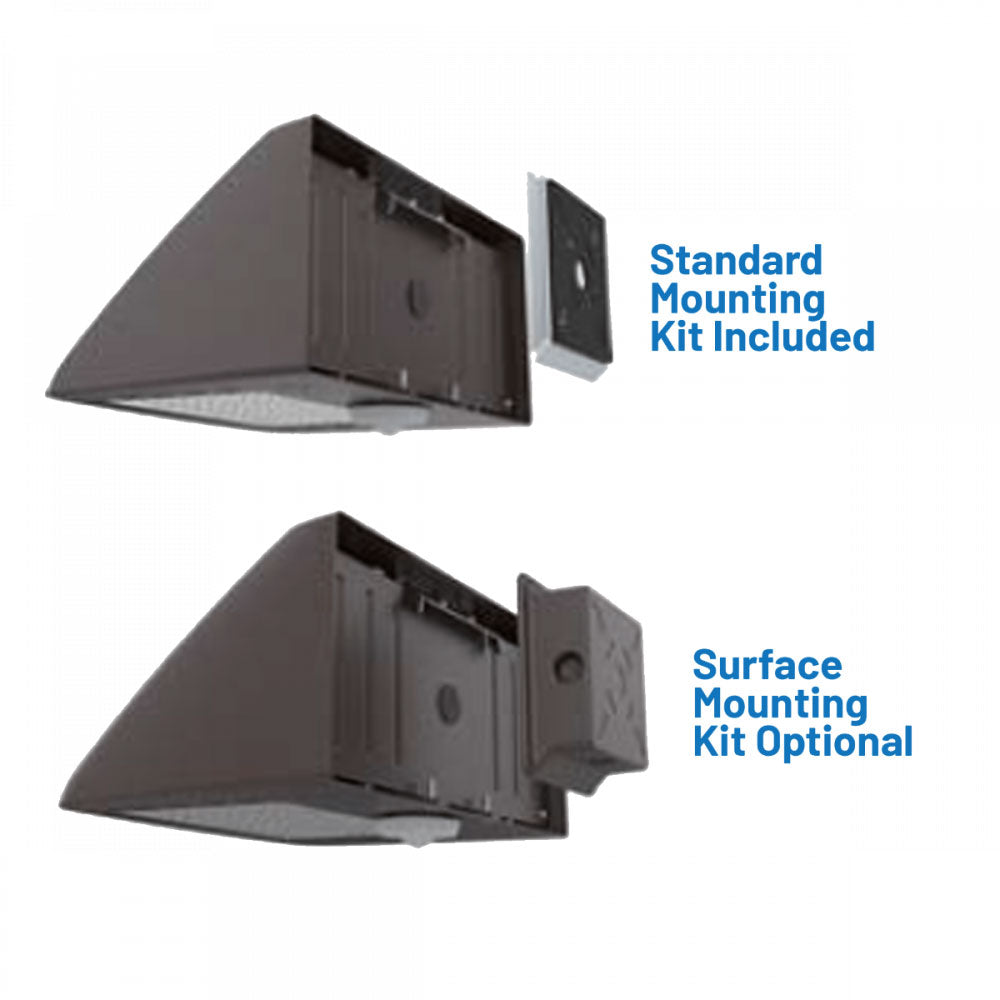 SLG Lighting LED Full Cutoff Wall Pack - Selectable 3