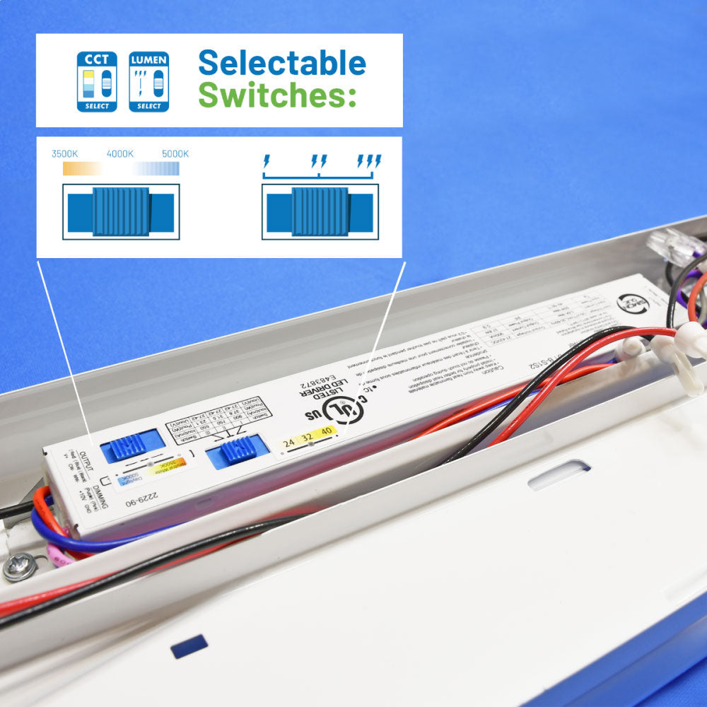 SLG Lighting LED Industrial Strip Contractor Series Gen 1 3
