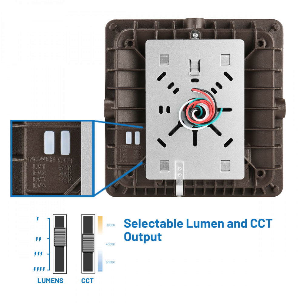 SLG Lighting LED Selectable Canopy Light 5