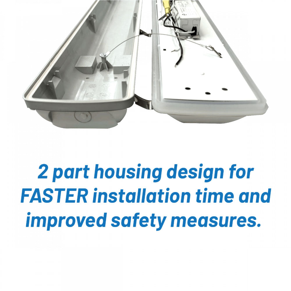 SLG Lighting LED Vapor Tight Strip - Controls Ready 1
