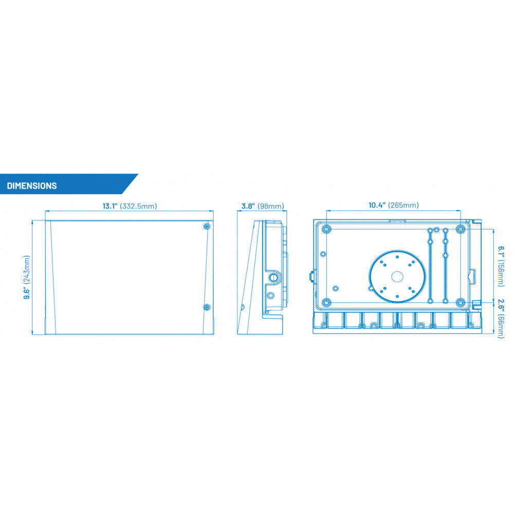 SLG Lighting Selectable Full Cutoff Wall Pack - Contractor Series Gen 1 5