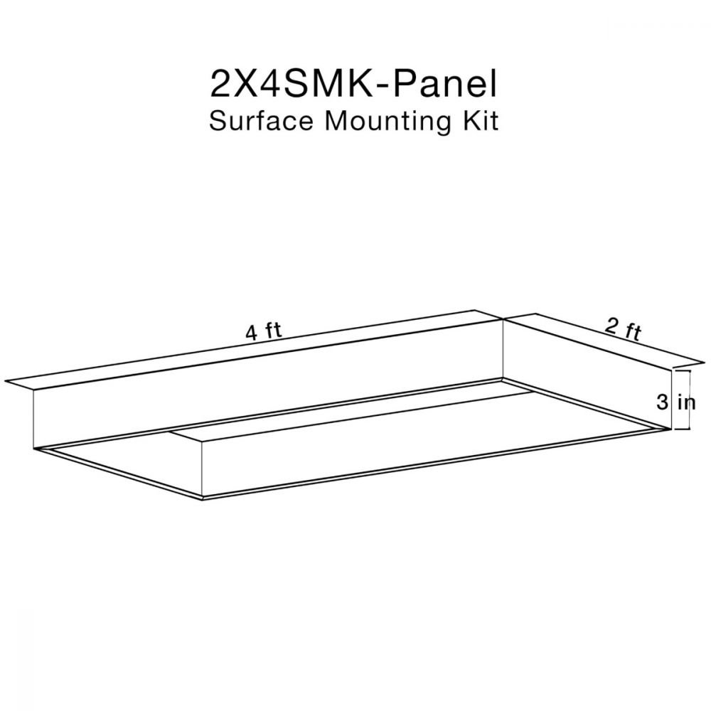 SLG Lighting Surface Mount Kit for Panels 
