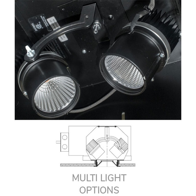 Specialty Lighting Industries Core 4" Round Dual Head Adjustable Downlight Additional Image 4