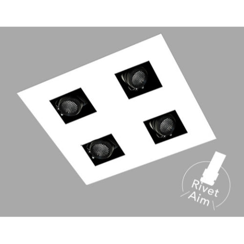 Specialty Lighting Industries The Plains 3" Square Multiple Adjustable Downlight Additional Image 4