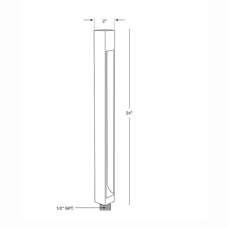 SPJ Lighting SPJ-CC-23LR LED Contemporary Pathlight