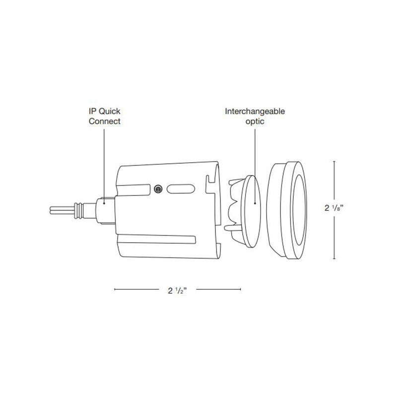 SPJ Lighting FB-10W-CYL-RGBW Forever Bright LEd Engine Center