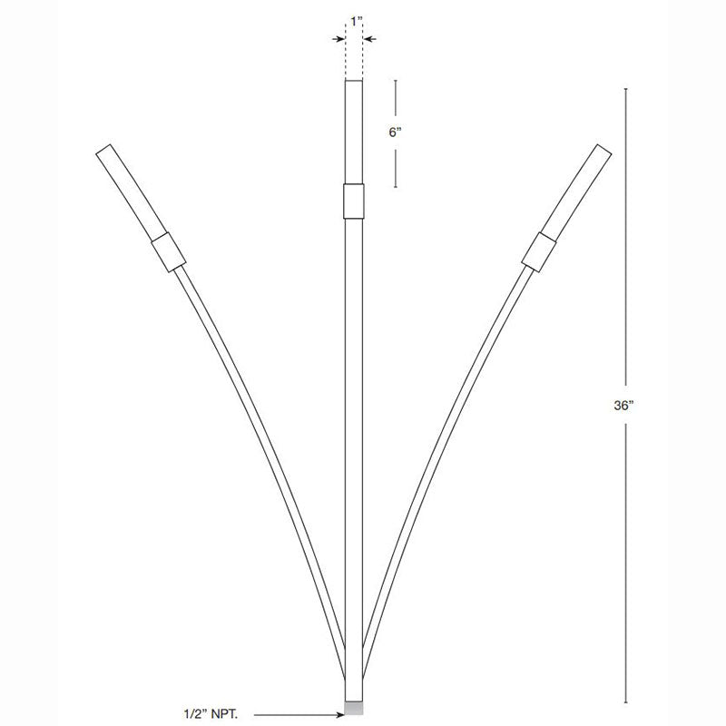 SPJ Lighting SPJ-GS36 (3) 1W LED Pathway Light W/ Acrylic 