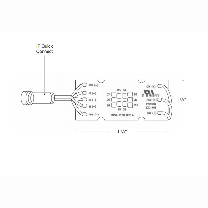 SPJ Lighting FB-5W-FLAT-PLC Forever Bright LED Engine Center