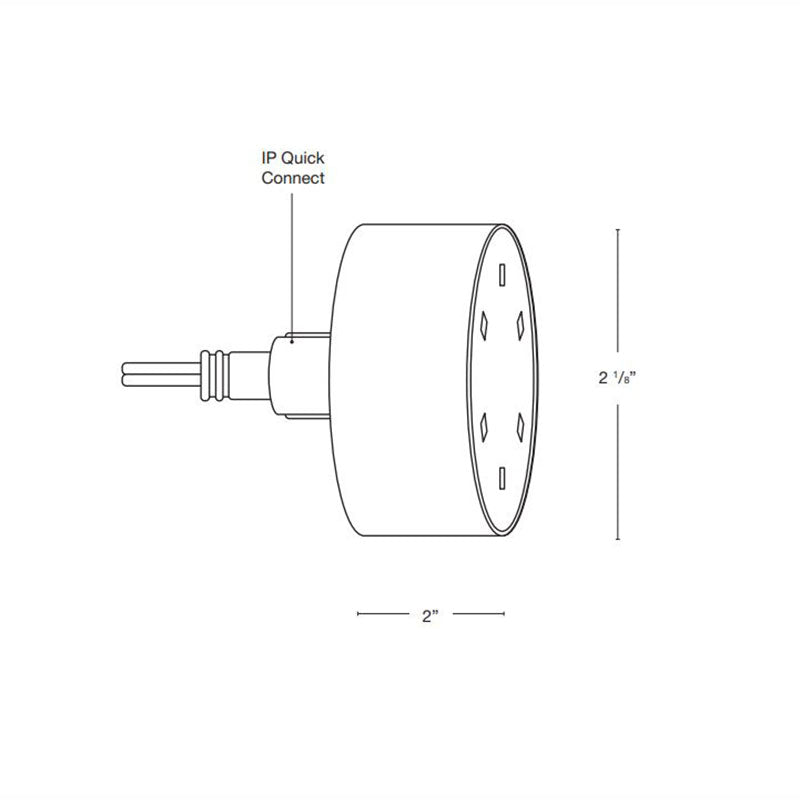 SPJ Lighting FB-8W-FLAT-PLC Forever Bright LED Engine Center