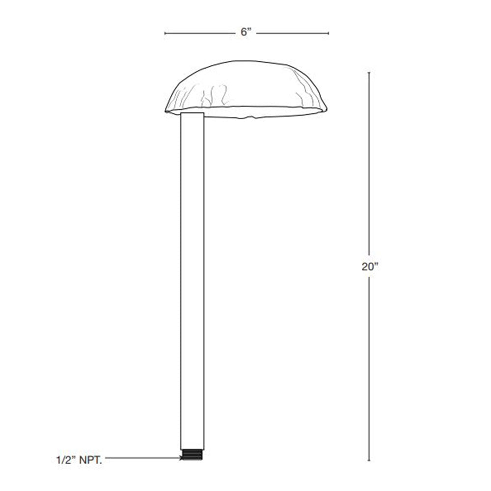 SPJ Lighting SPJ-MPL-S6 3W LED Pathway Light