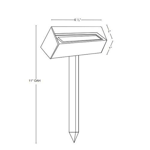 SPJ Lighting SPJ-MSWW6 4W LED Wall Washer