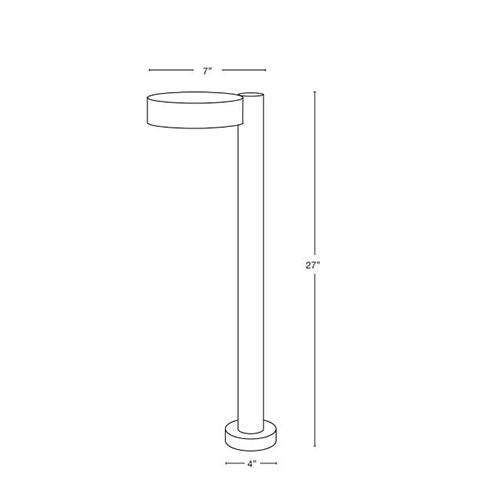 SPJ Lighting SPJ-PTL-72 3W LED Path Light Deck Mount Included