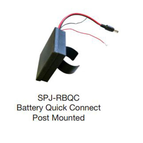 SPJ Lighting SPJ-RBQC Battery Quick Connect Post Mount For SPJ-Ul-3 Patio Deck Light