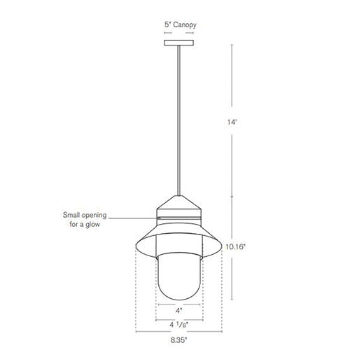 SPJ Lighting SPJ-RCP 8W LED Pendant Light