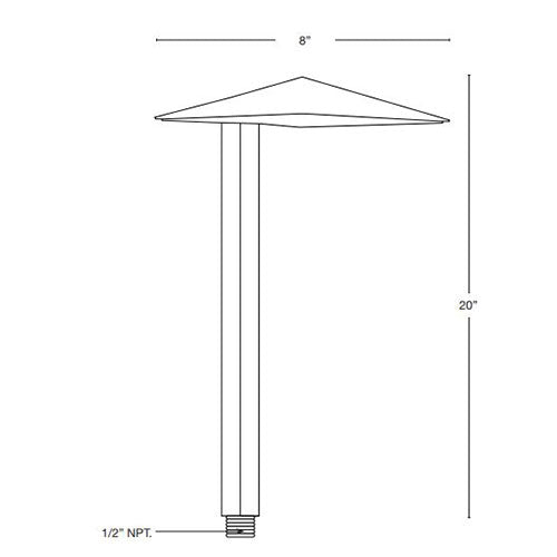 SPJ Lighting SPJ-SMC8 4W LED Contemporary Path Light