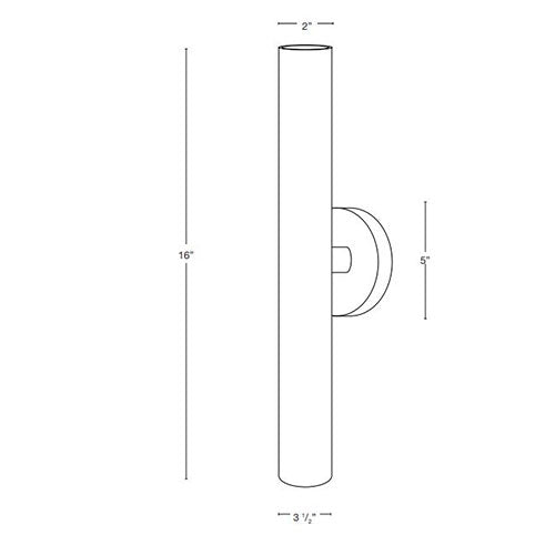 SPJ Lighting SPJ-UD2-16 Up or Down Wall Mount