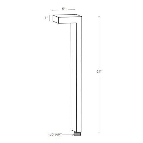 SPJ Lighting SPJ21-24 2W LED Contemporary Path Light