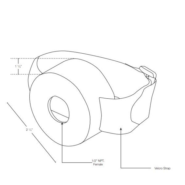 SPJ Lighting SPJ19-21-VS Velcro Strap 