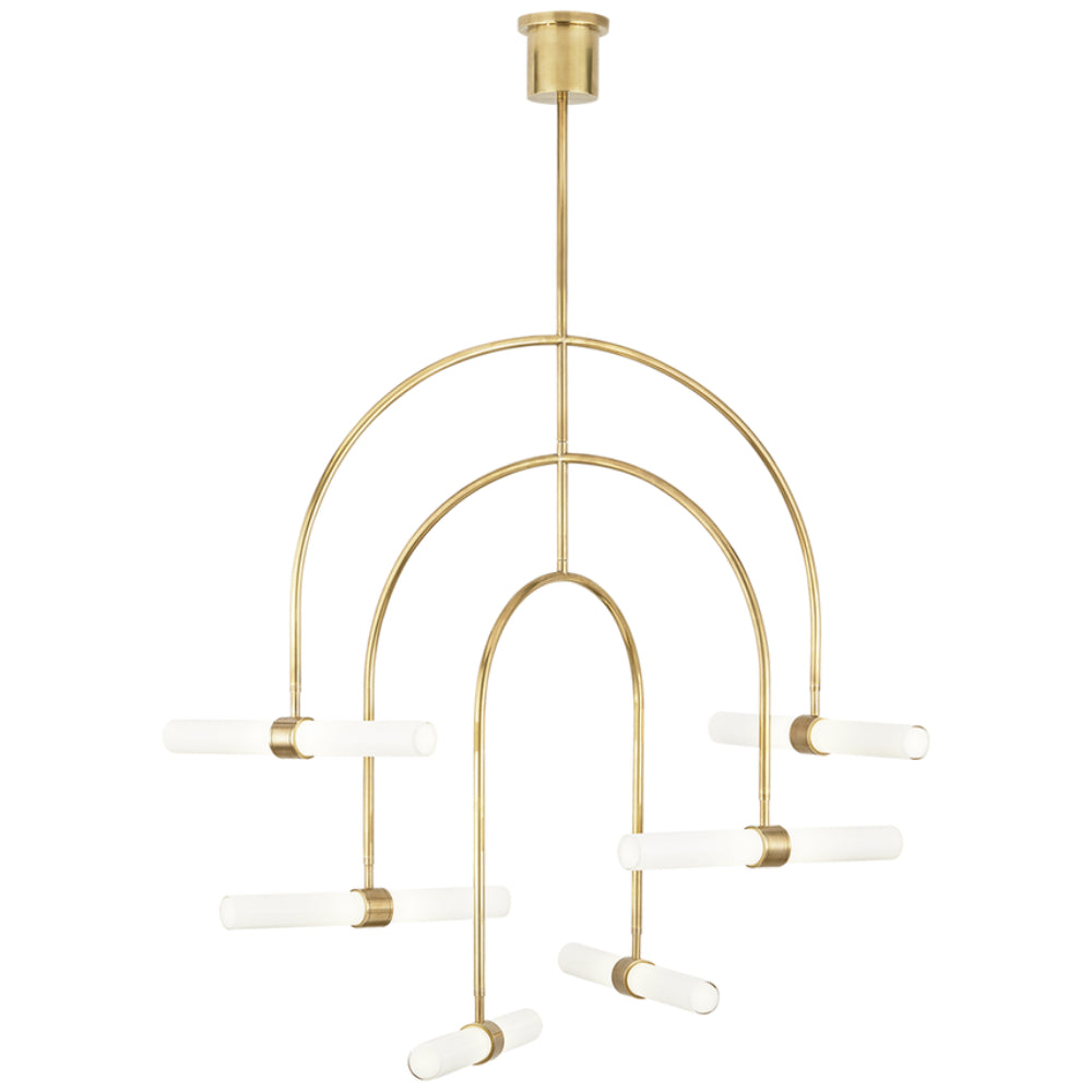 Tech Lighting 700 Calumn 6-Light Chandelier By Visual Comfort