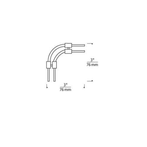 Tech Lighting 700MOCFXV Monorail Flexible Vertical Connectors