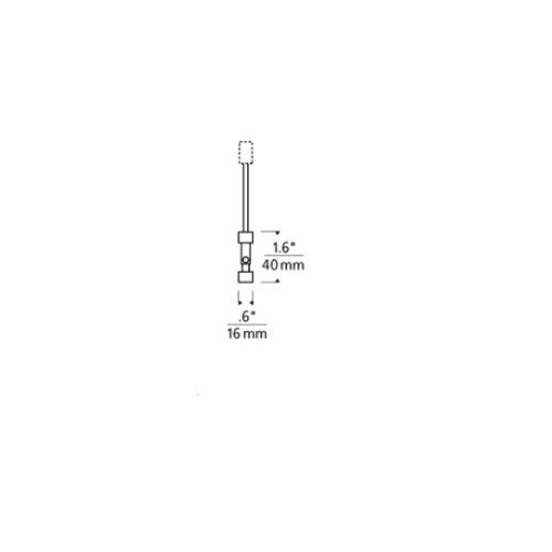Tech Lighting 700MOCVLT Monorail Standoff Vault Adapter