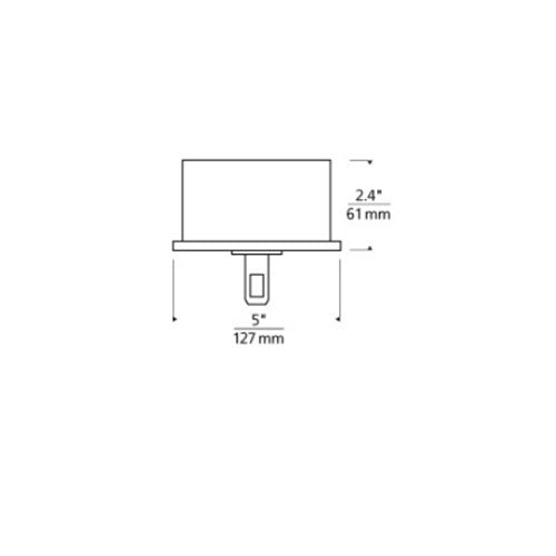 Tech Lighting 700MOSRR301E Monorail Remodel Recessed Transformer Low-Profile-300W Electronic