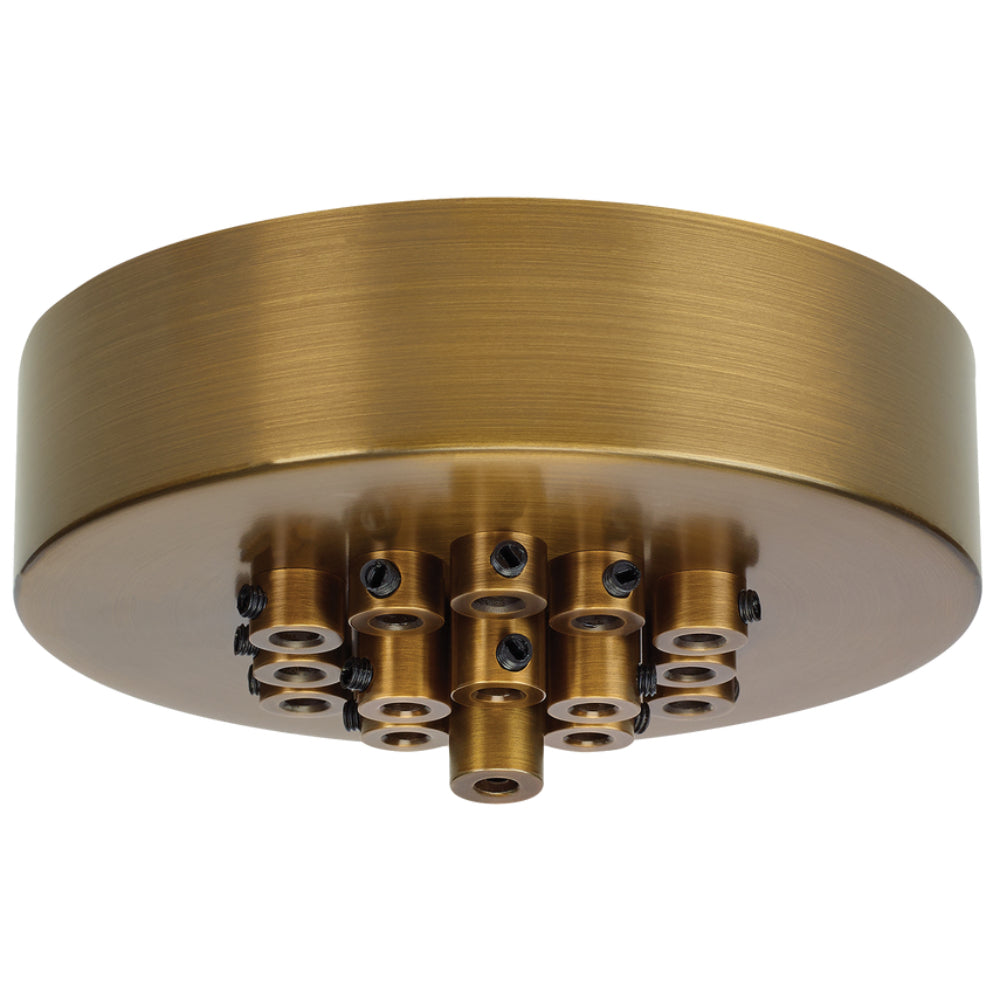 Tech Lighting 700TDMRD19T Line-Voltage Mini Canopy 19 Port Round By Visual Comfort